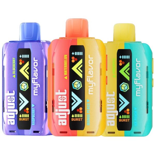 ADJUST - 40000 - NICOTINE - DISPOSABLE VAPE - MY FLAVOR - 5% - 5CT/BX